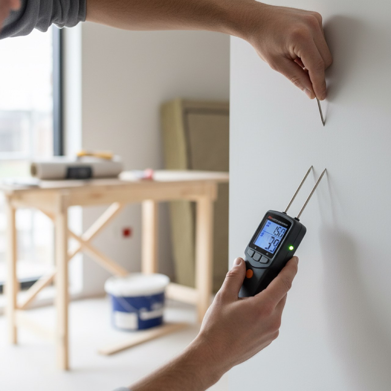 Feuchtigkeitsmessung an der Wand: Verfahren, Messwerte und Grenzen
